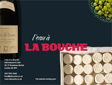 Tablet Screenshot of labouche.co.uk